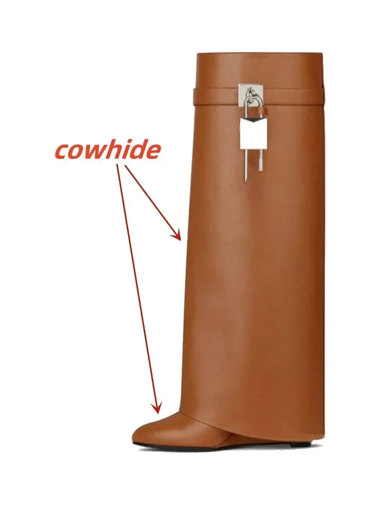 European and American Metal Lock Fasteners for High Tube Skirts, Boot Slopes, Leg Sleeves, Knee Length Boots, Platform Boots