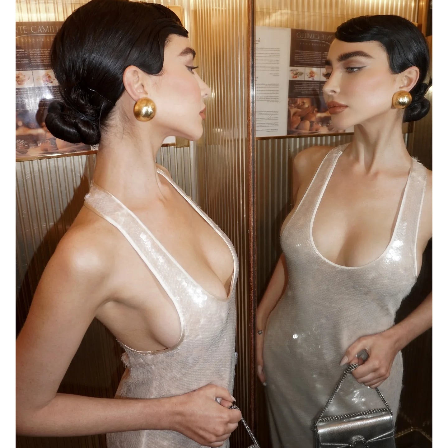 Champagne Color Shining Sequins Sleeveless Tank Bodycon Floor Length Dress Woman Birthday Party Vestido Cocktail Party Outfit