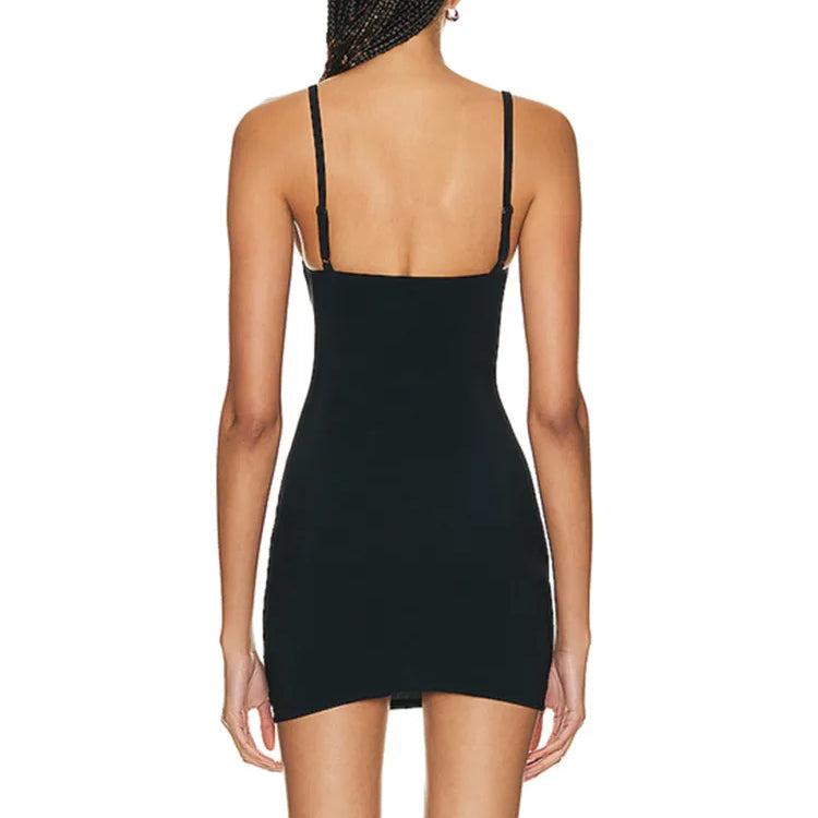 Women Summer Sexy Sleeveless Backless Sequined Black Mini Gowns Bandage Dress Elegant Celebrity Evening Party Club Dress