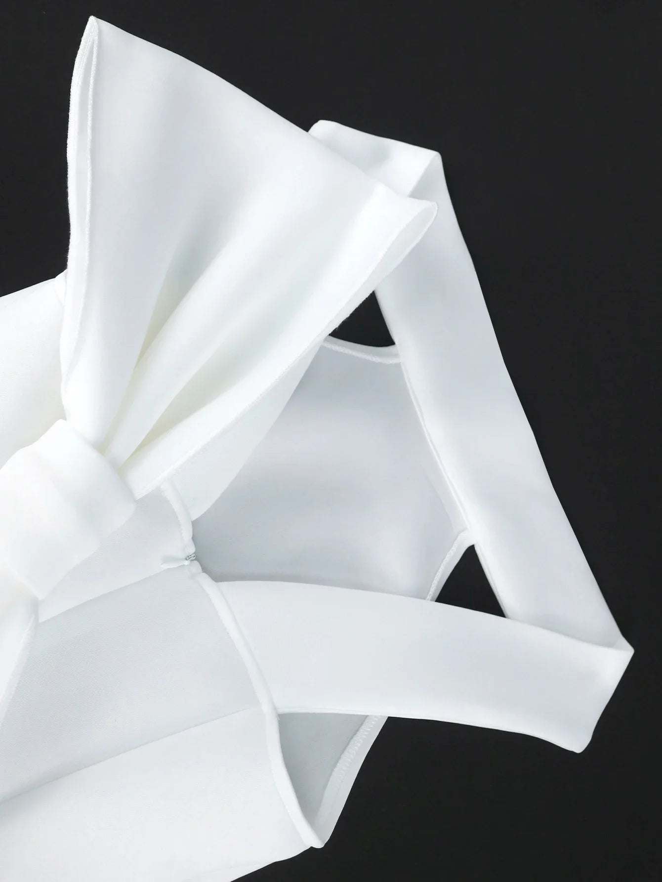 Plus Size Bowtie Party Dress White Sleeveless Bodycon Club Event Celebrate Cocktail Bridesmaid Gowns Outfits for Women