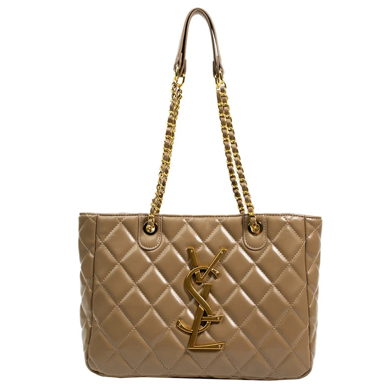 Elegant Women Designer Shoulder Bag Luxury Leather Crossbody Bag High End Tote Vintage Classic