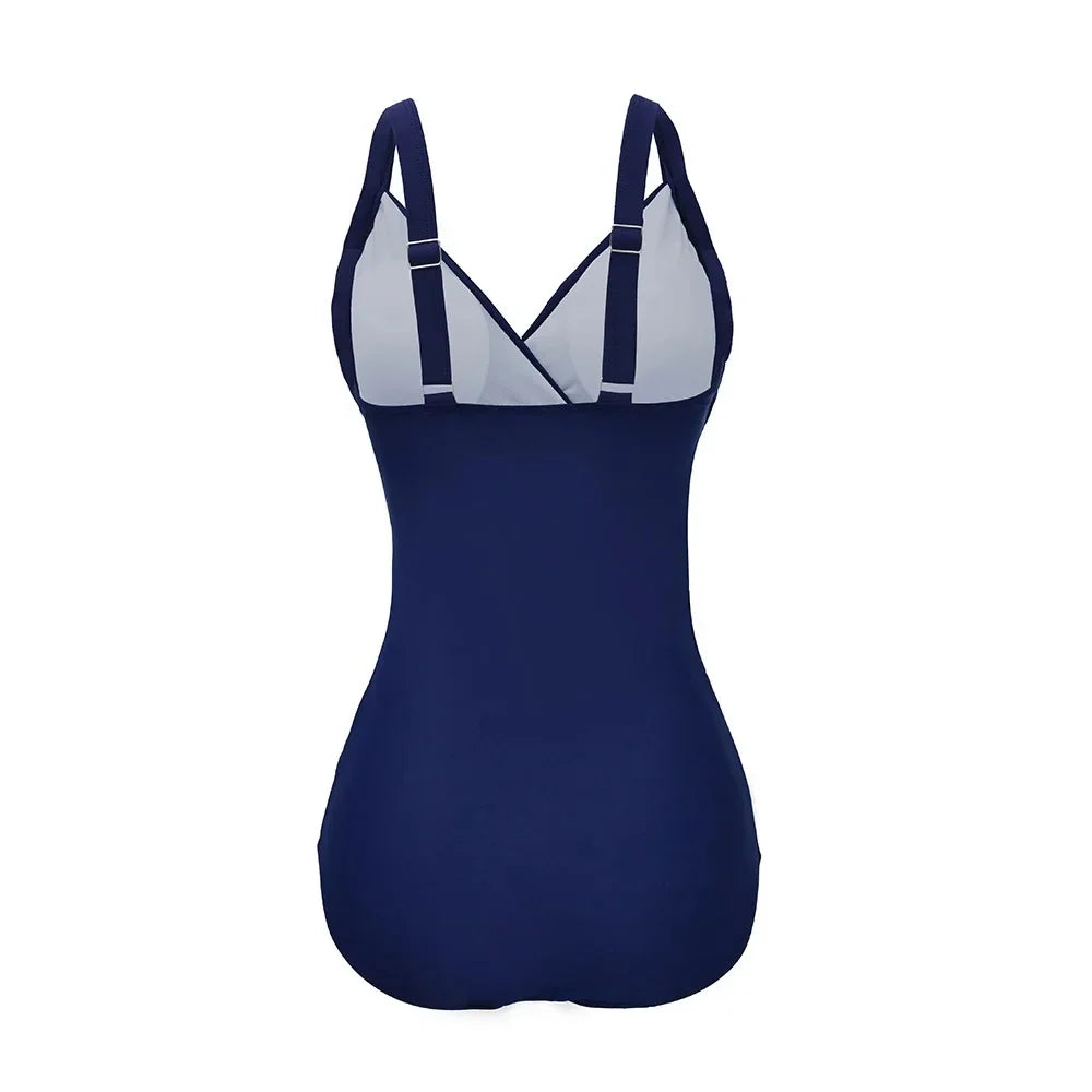 Plus Size Swimwear Women New Sexy Mesh One Piece Swimsuit Female Large Size Bathing Suit Summer Beachwear Swimming Suit 4XL