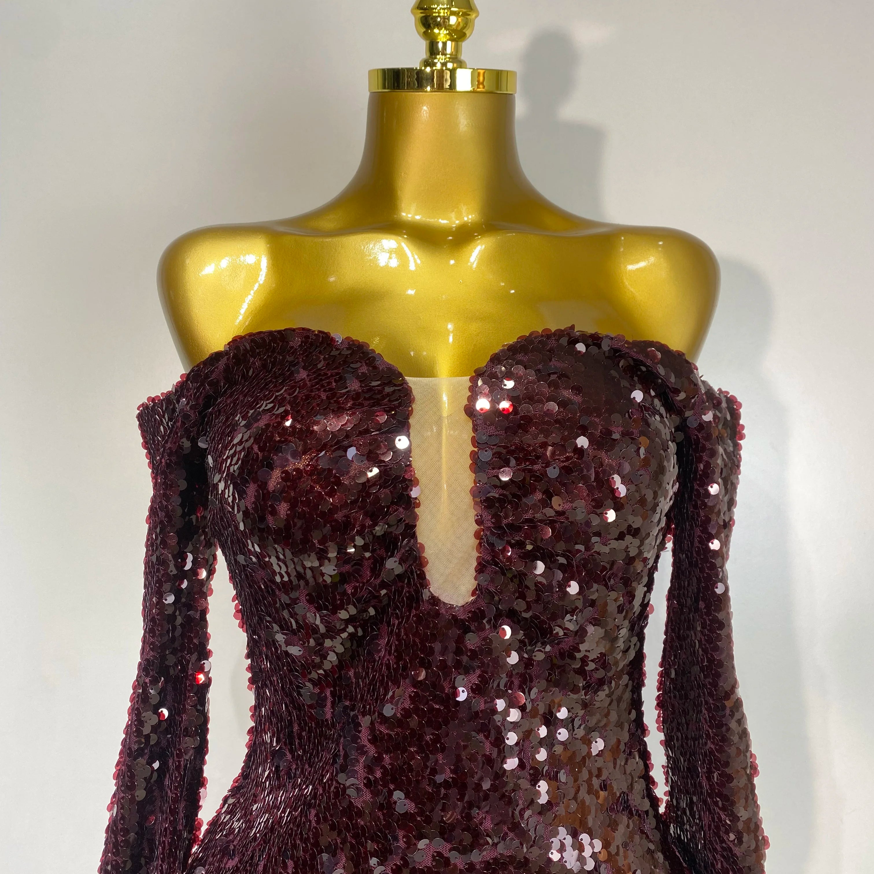 Women 2025 Luxury Sequin Celebrity Sexy Off Shoulder Long Bodycon Dress Elegant Evening Club Party  Fashion Birthday Dresses