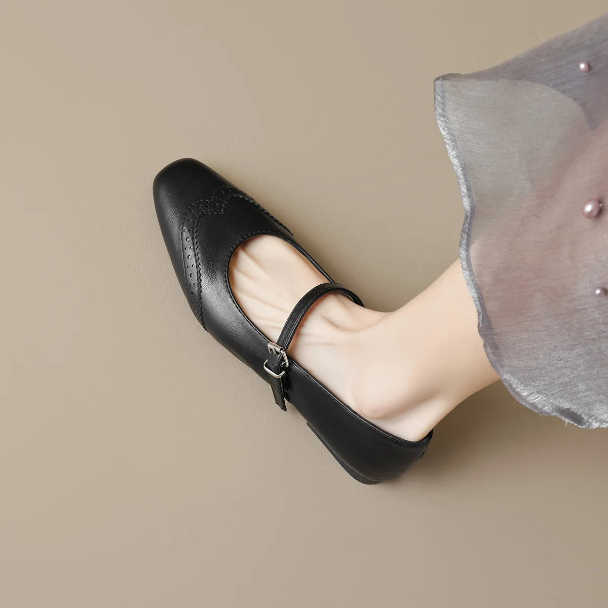 spring women's shoes Fashionable design Marie-Jane shoes Women's casual high heels and boat shoes Office and party wear