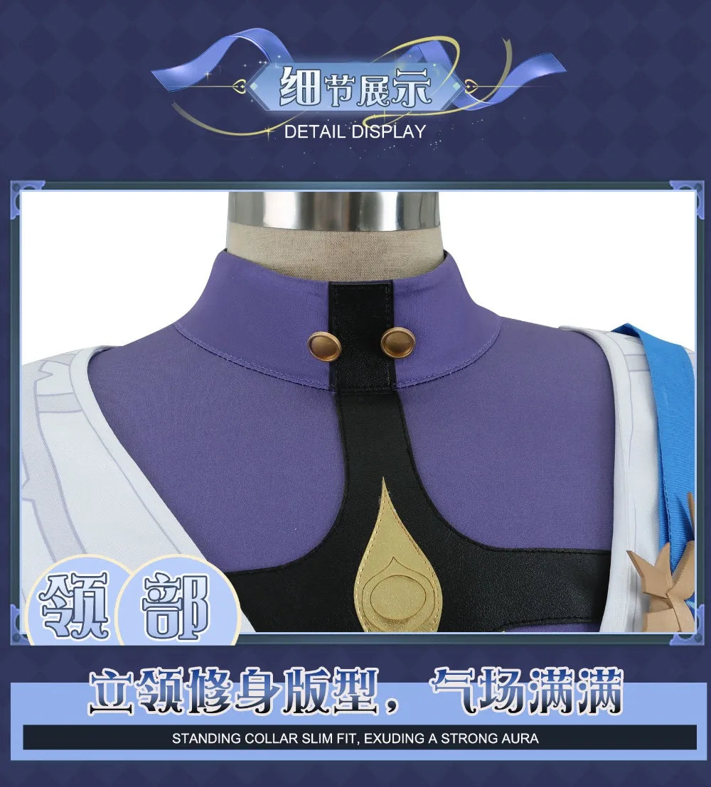 Honkai Star Rail Cosplay Sunday Costume Impact 3 Carnival Uniform Wig Headwear Anime Halloween Costumes for Women Men Hot Sale