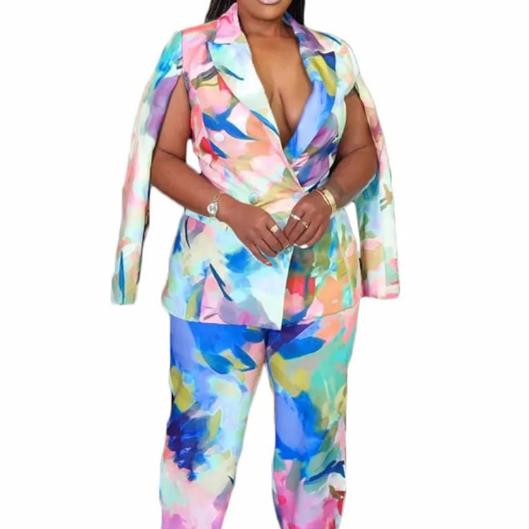 2 Piece Women Sets 2025 New Arrival Plus Size Autumn Winter Matching Sets Black Two Pieces Sets Top Pants Suits Outfits Clothing