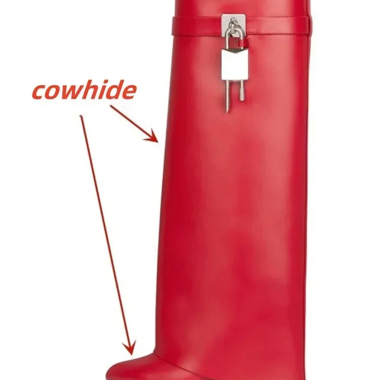 European and American Metal Lock Fasteners for High Tube Skirts, Boot Slopes, Leg Sleeves, Knee Length Boots, Platform Boots