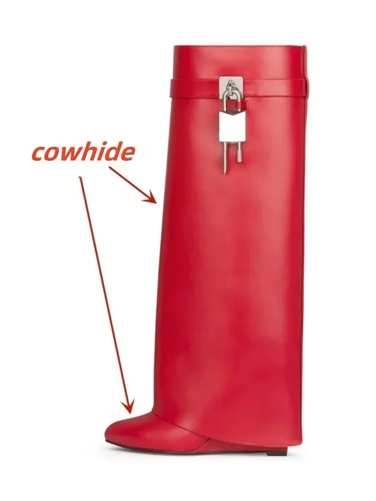 European and American Metal Lock Fasteners for High Tube Skirts, Boot Slopes, Leg Sleeves, Knee Length Boots, Platform Boots