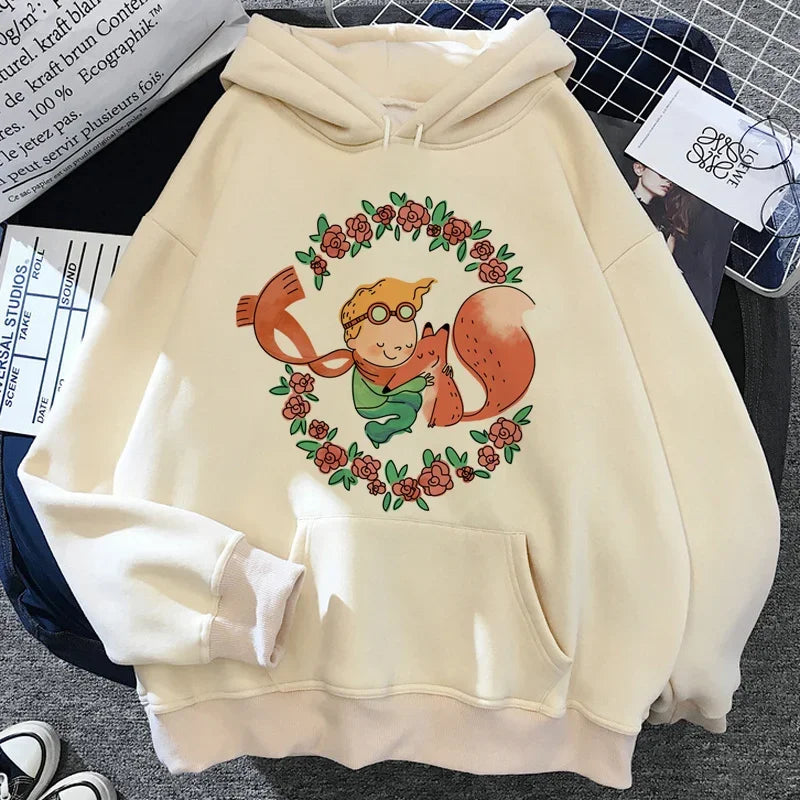 the Little Prince hoodies women streetwear anime sweatshirts Hooded Shirt female japanese sweater 10382