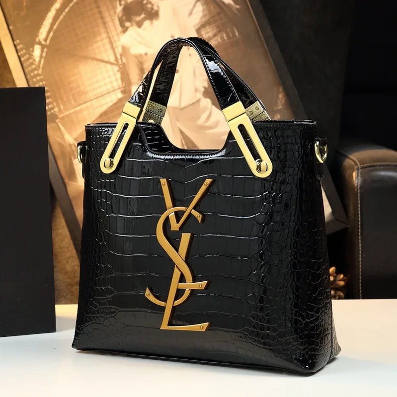 Original Design Genuine Leather Tote Bag for Women Large Capacity Spacious Work Bag Convertible Shoulder Strap Mature Elegant