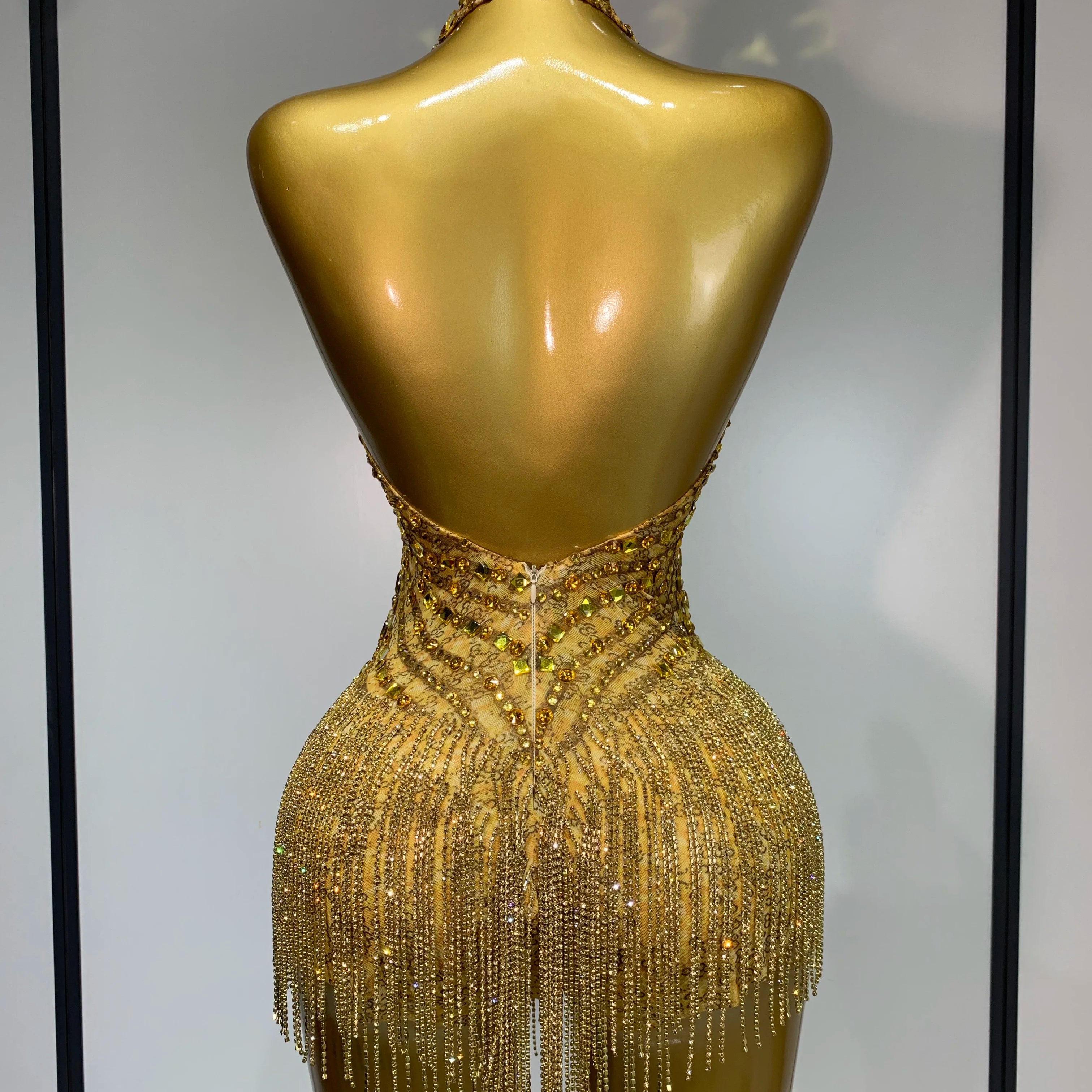 Women Sexy See Through Stretch Bodysuits Birthday Dancer Performance Wear Mesh Luxury Rhinestone Nightclub Hotwife Outfit