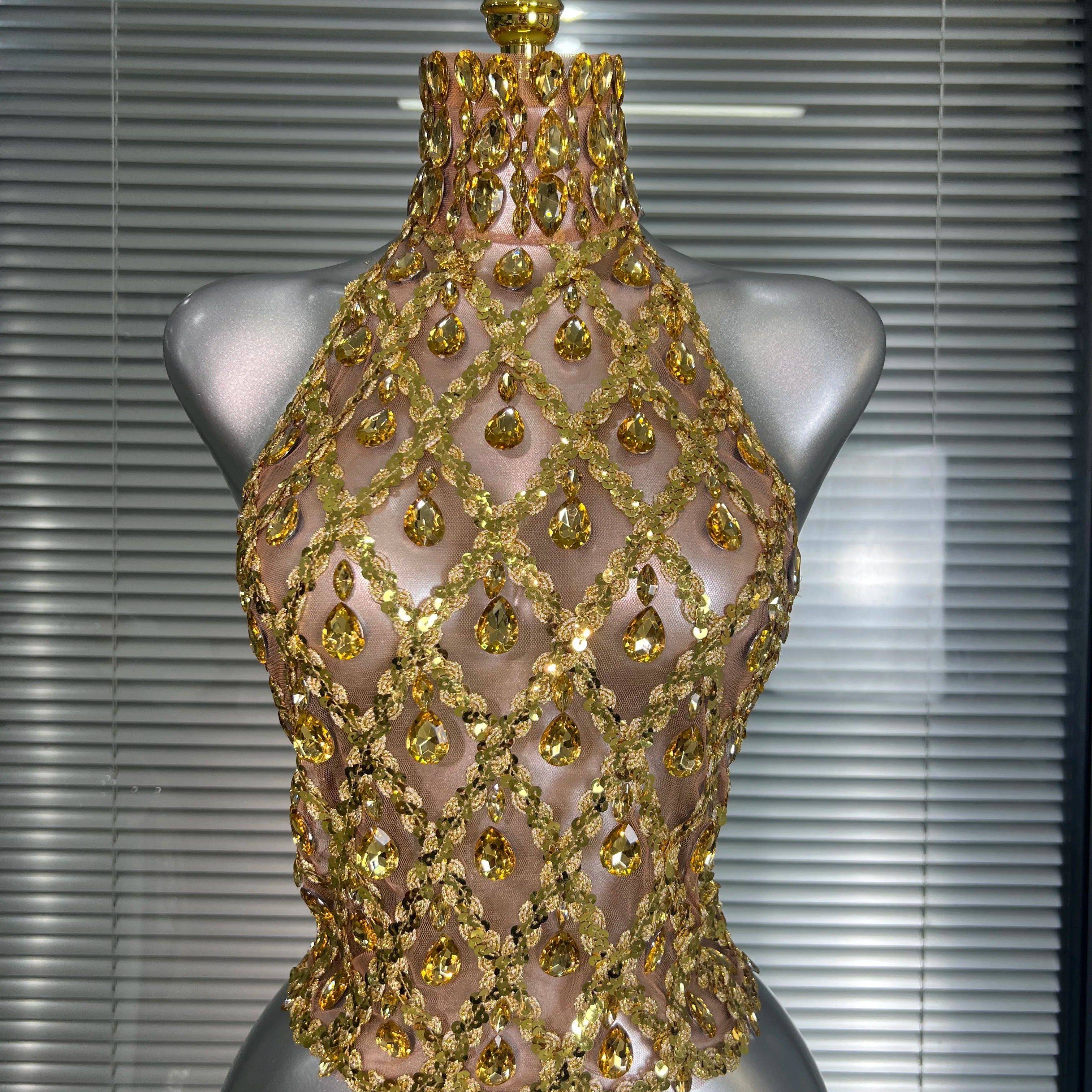 Summer New Women Sexy Halter Backless Designer Camisole Tops Ladies Trendy Night Club See Through Camis Crop Tops