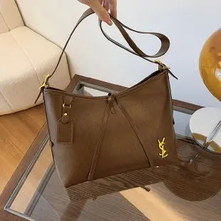 2025 Genuine Leather Tote Bag, Vintage Inspired Shoulder Bag for Women, Unique Retro Purse, Luxe & Timeless