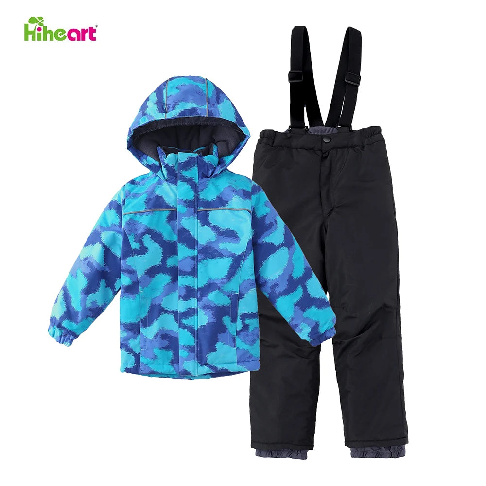3-12T Children Ski Suits Boys Girls Ski Jackets Pants -30 Degrees Kids Winter Snowboard ski Jacket Waterproof Snow Suits 9 United States