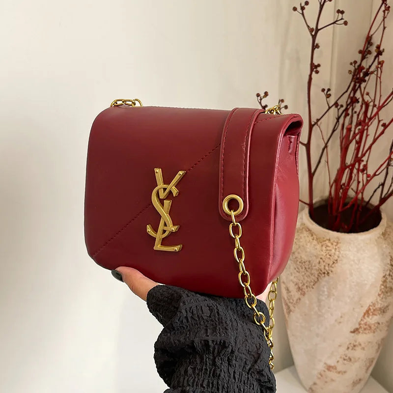Trendy Mini Bag 2025 New Chic Shoulder Purse for Women, Fashionable Small Crossbody Bag with Chain Strap