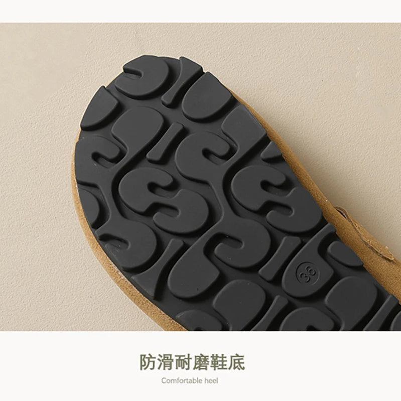 spring women's outdoor shoes Mules Slippers Ladies' casual flat shoes Work shoes Boat shoes Large sizes 41-43