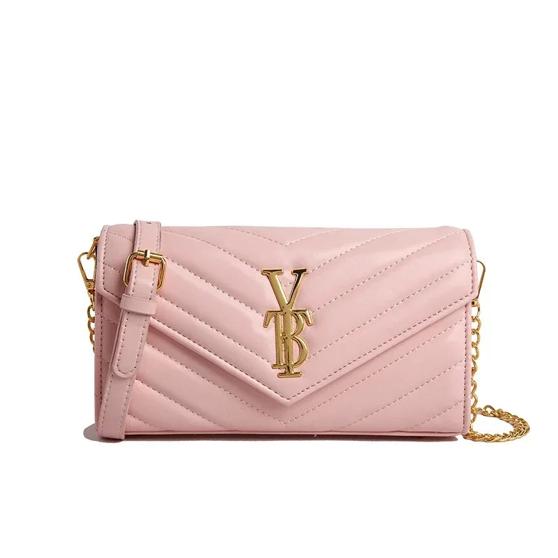 Elegant style women's chain strap shoulder bag, fashionable designer women's crossbody bag, casual party handbag