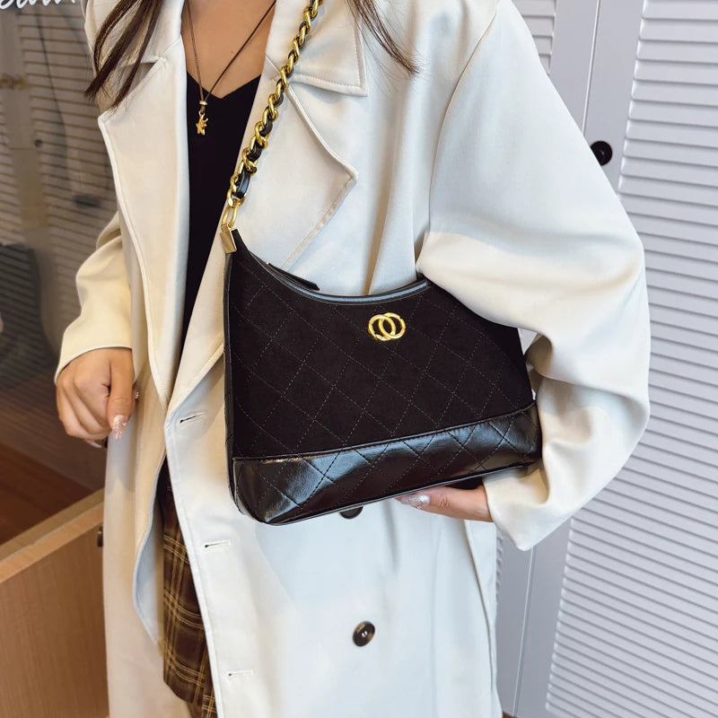 Fashion Forward Women Designer Crossbody Bag Luxury Leather Handbag High End Shoulder Tote Vintage