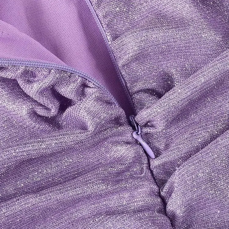 Ailigou New Women'S Sexy Sleeveless Tight Fitting Sequin Draped Mini Dress Suitable For Elegant Party Club Night Dresses