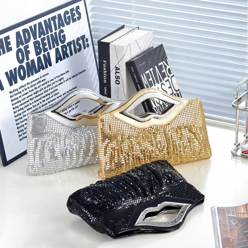 Sparkly Bag Rhinestone Purse: Chic Bling Shiny Hand Bags for Party Prom Cocktail Wedding