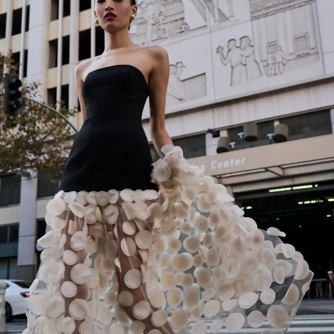 Women Sexy Off the Shoulder Florlas Mesh Long Maxi Dress Celebrate Birthday Party Evening Outfit Vestido