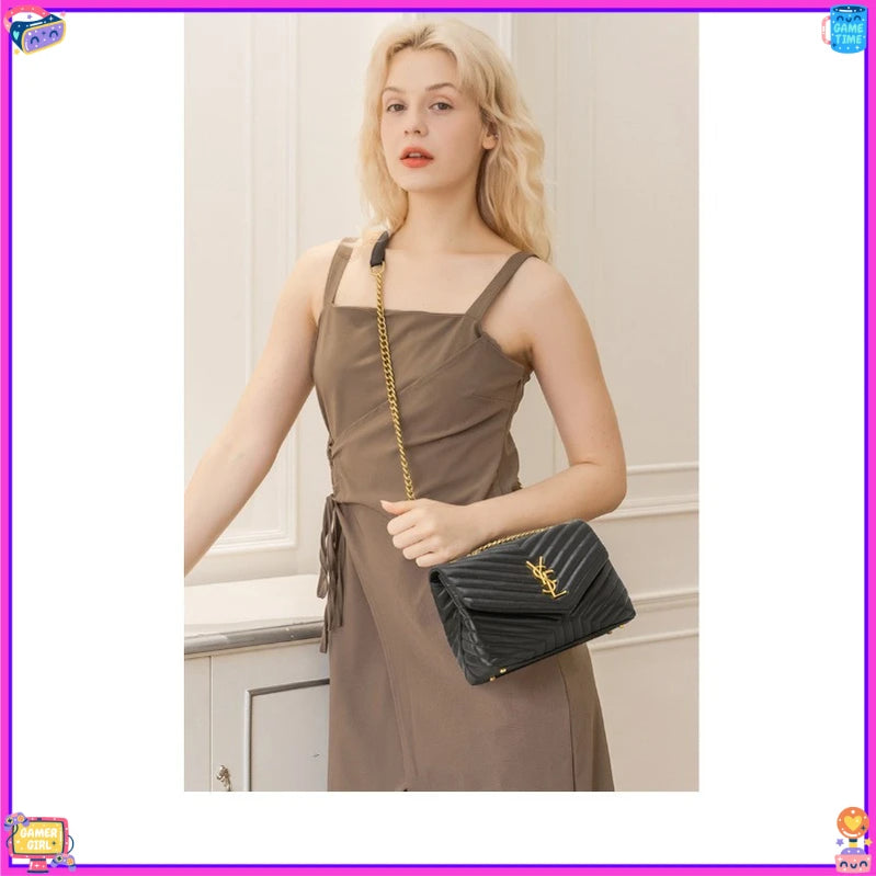 Women's bag 2025 wear women's bag chain bag classic versatile fashion messenger shoulder handbag tide