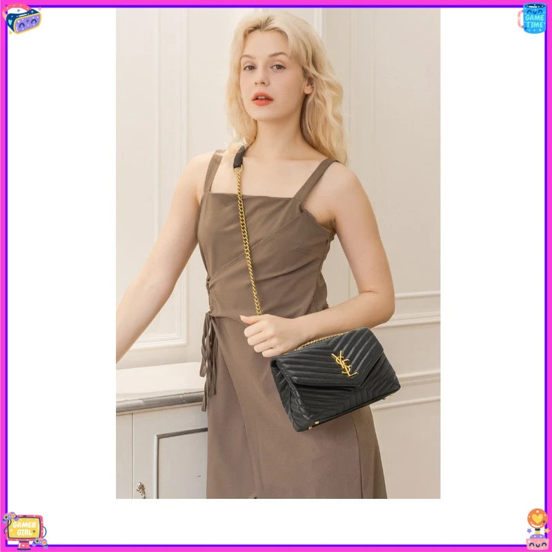 Women's bag 2025 wear women's bag chain bag classic versatile fashion messenger shoulder handbag tide