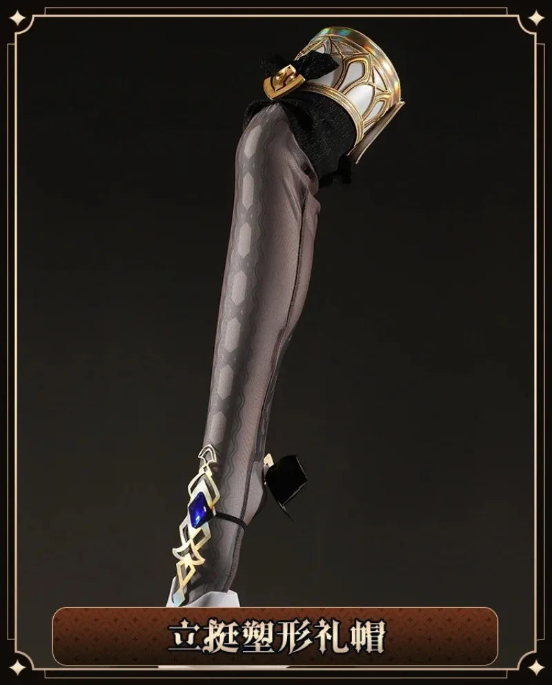 Navia Genshin Impact Cosplay Costume Wig Dress Uniform Fontaine Spina Di Rosula Hat Clorinde Halloween Costumes for Women