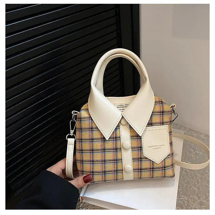 Women's Bag Clothes Style Shoulder Handbag Women Fashion Cute Crossbody Bag Khaki