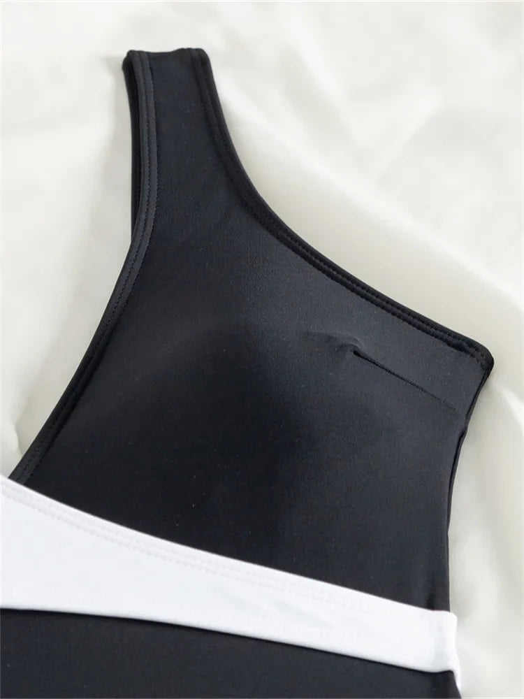 One Piece Women Hollow Out Swimwear New Solid V Neck Swimsuit Sexy Monokini Bodysuit Bathing Suit Female Summer Beach Wear