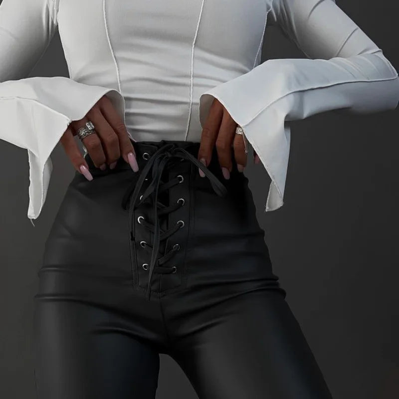 White Sexys Long Sleeve Top Women Y2k Knit T-shirt Korean Fashion Woman Clothing Harajuku Aesthetic Backless Luxury Tshirts 2023