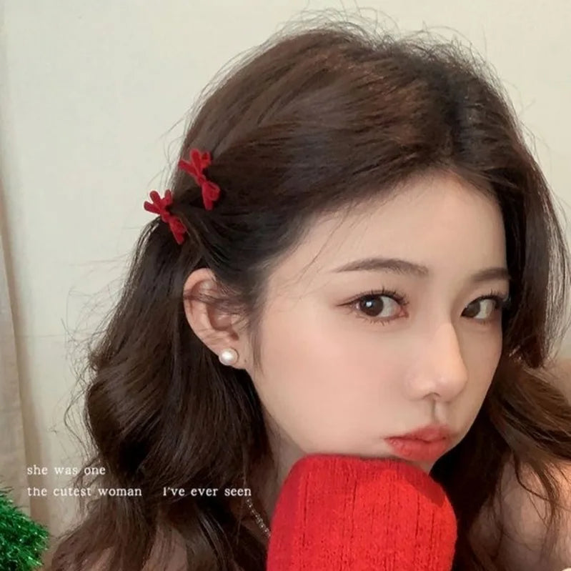 8Pcs Mini Flower Hairpin Bowknot Elegant Pearls Butterfly Hairpins Small Hair Clips for Girl's and Women’s Hair Decorations Set