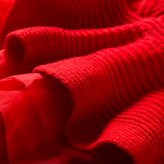 Girls Knitted Dress New Year Autumn Winter Clothes Reindeer Kids Dress For Girls Princess Costume Warm Christmas Dresses 3 8T