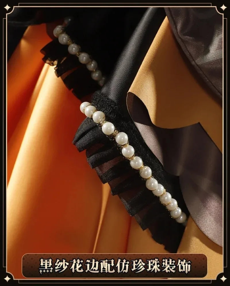 Navia Genshin Impact Cosplay Costume Wig Dress Uniform Fontaine Spina Di Rosula Hat Clorinde Halloween Costumes for Women