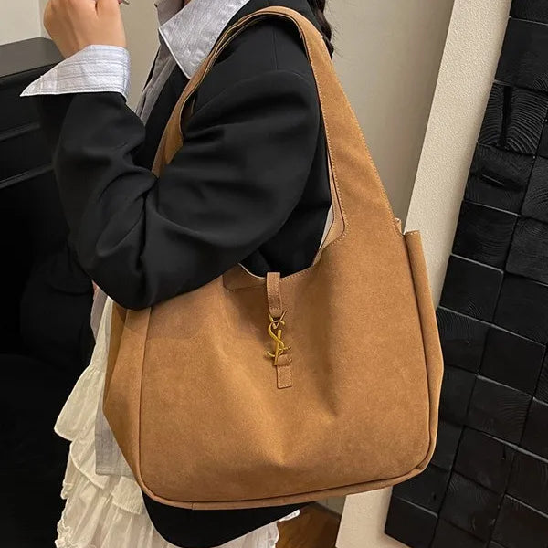 2025 New Women's Large Tote Bag - Elegant PU Leather Shoulder Purse, Spacious Work Commuter Bag, Versatile Casual Chic
