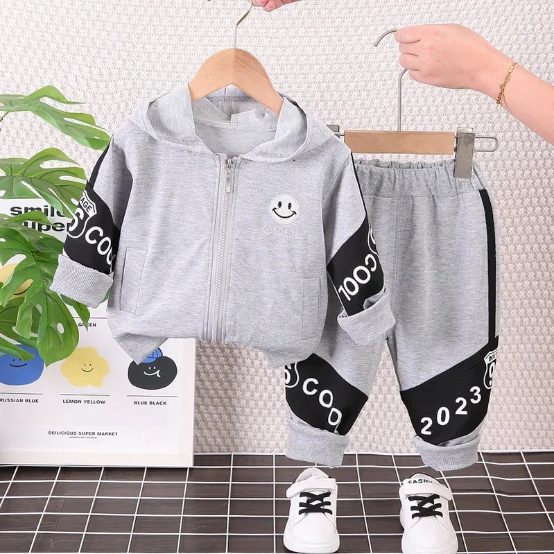 Autumn Winter Baby Boys Girls Clothes Sets Infant Sports Baseball Uniform Cardigan Jackets Top and Pants Suit Kid Sports Outfits 5