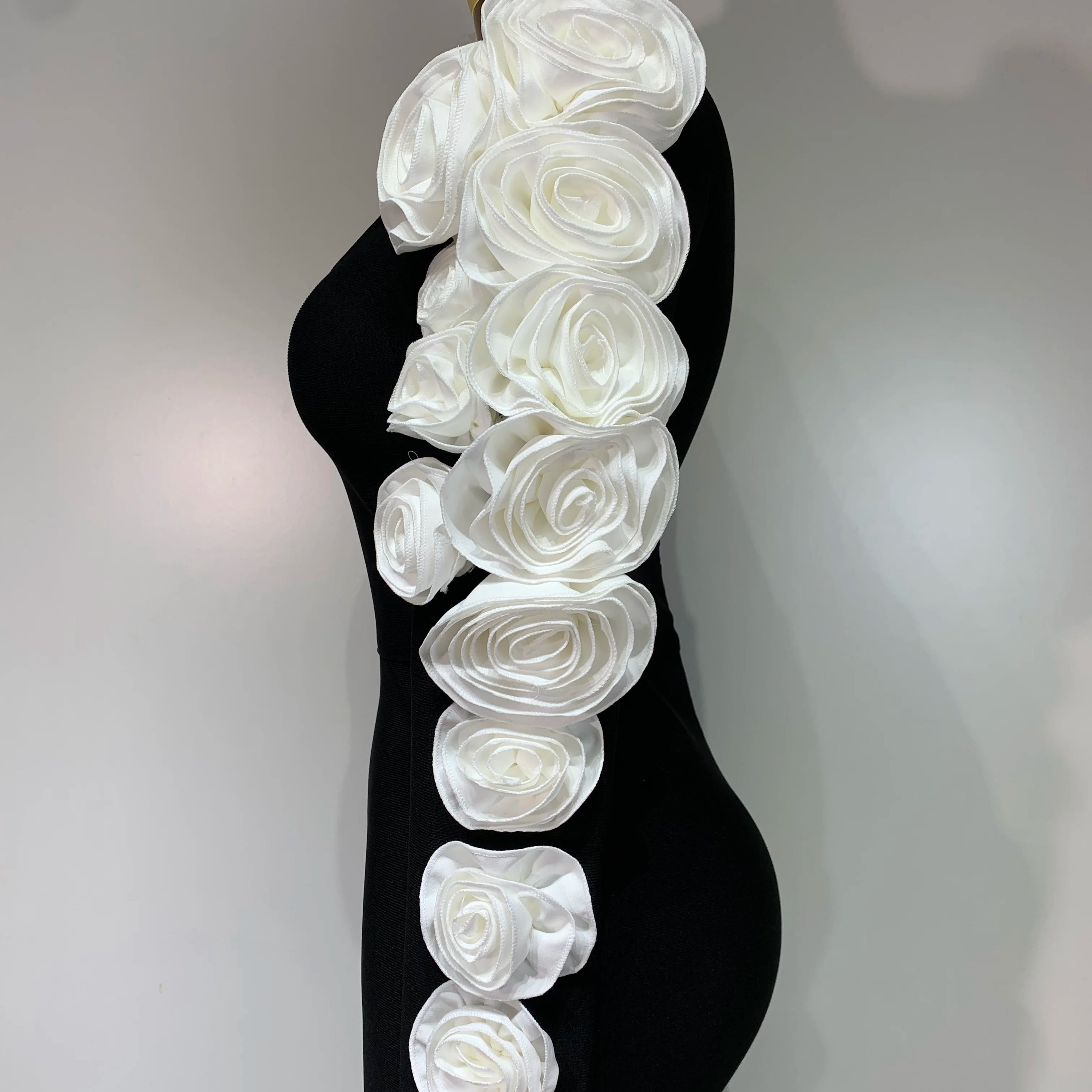 Women Sexy One Shoulder Cut Out Flower Maxi Long Bodycon Bandage Dress Celebrity Elegant Evening Club Birthday Party Dresses