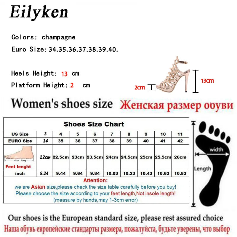 Design Golden Open Toe Thin Heels Women Sandals Designer Narrow Band Buckle Strap Gladiator Ladies Shoes Zapatos Mujer