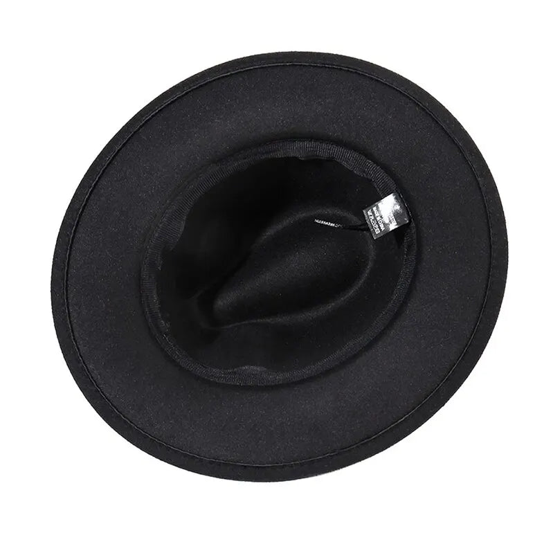 Rhinestone Fedora Jazz Hats Cowboy Hat For Women And Men Double-sided Color Cap Red With Black Diamond Fedora Wholesale