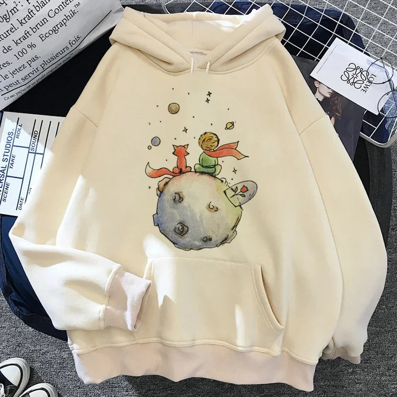 the Little Prince hoodies women streetwear anime sweatshirts Hooded Shirt female japanese sweater 13976