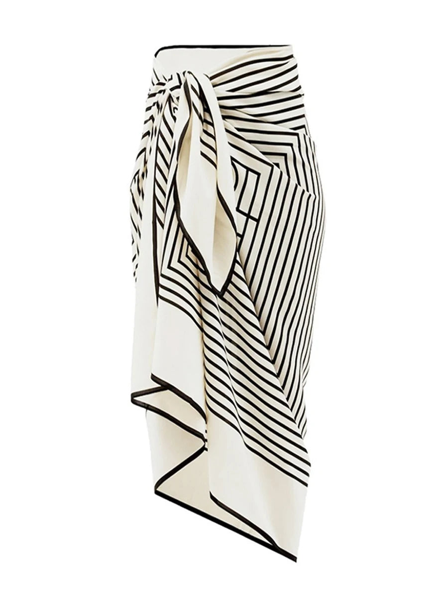 Colorblocked One-Piece Swimsuit and Beach Kaftan Dress Women's Elegant Fashion Bikini 2023 Holiday Luxury Bathing Suit Beachwear Cover Up 01