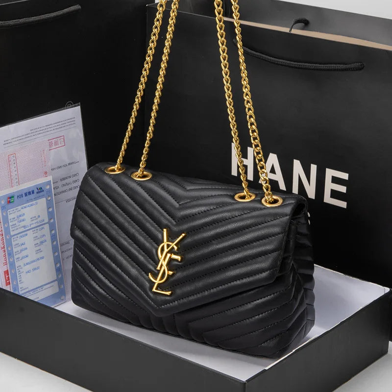 Women's bag 2025 wear women's bag chain bag classic versatile fashion messenger shoulder handbag tide