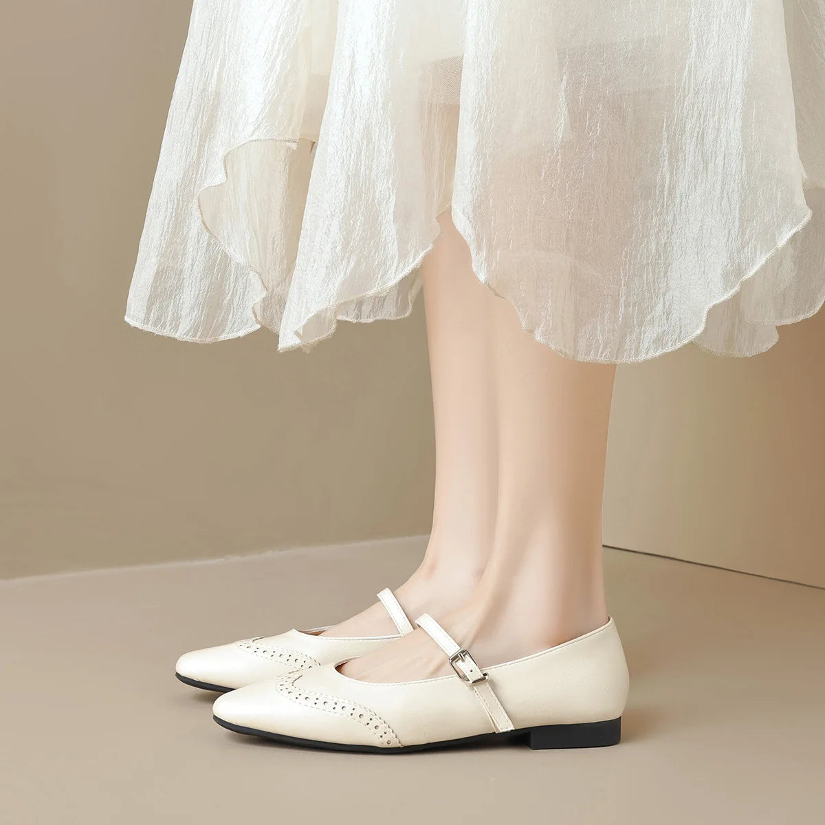 spring women's shoes Fashionable design Marie-Jane shoes Women's casual high heels and boat shoes Office and party wear