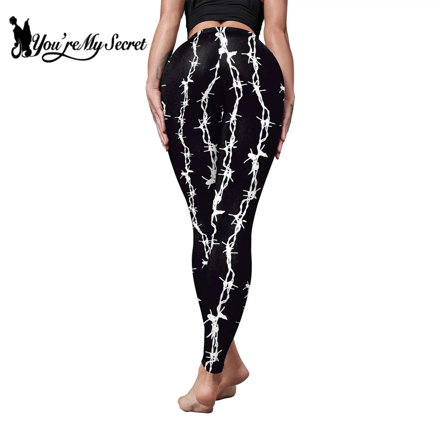 3D Scar Women Legging Goth Style Divination Print Ankle Pants Sexy Stretch Leggin Sport High Waist Yoga Pants
