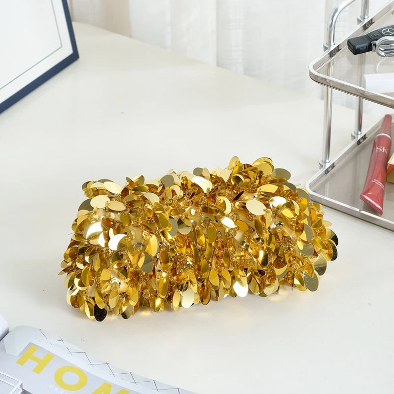 Selighting Sparkly Rhinestone Clutch Purse for Women Formal Beaded Crystal Evening Bag Wedding Prom Cocktail Party Handbag