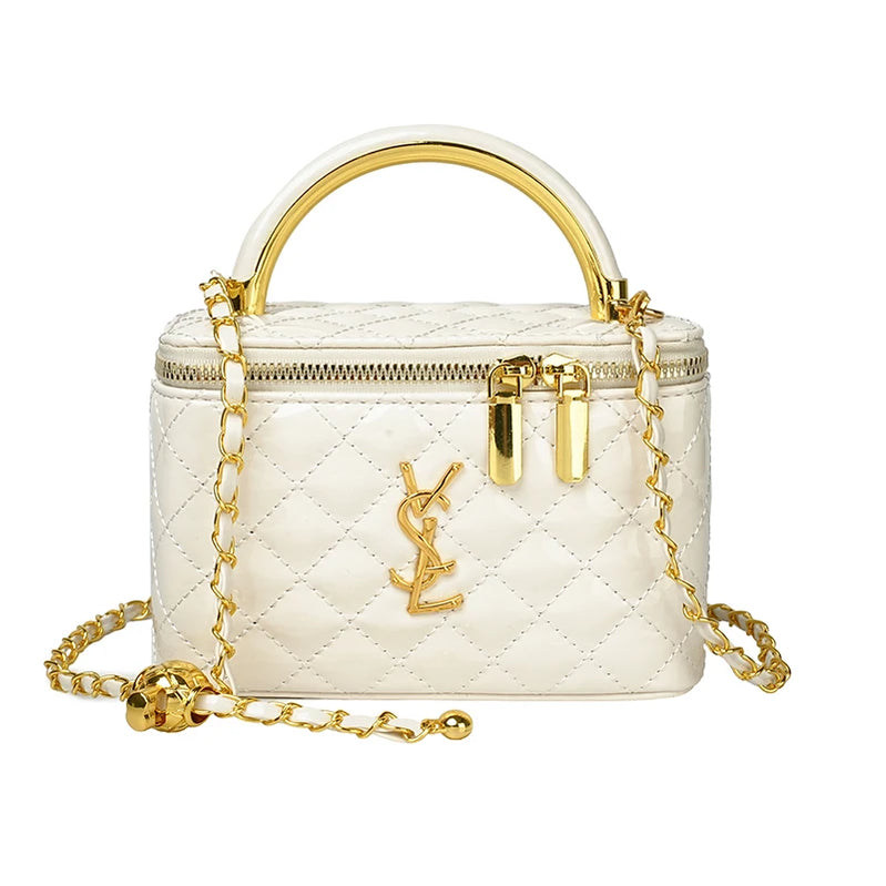 Elegant Women's Leather Fashion Shoulder Bag Luxury Classic Designer Crossbody Tote Handbag For Modern Daily Use