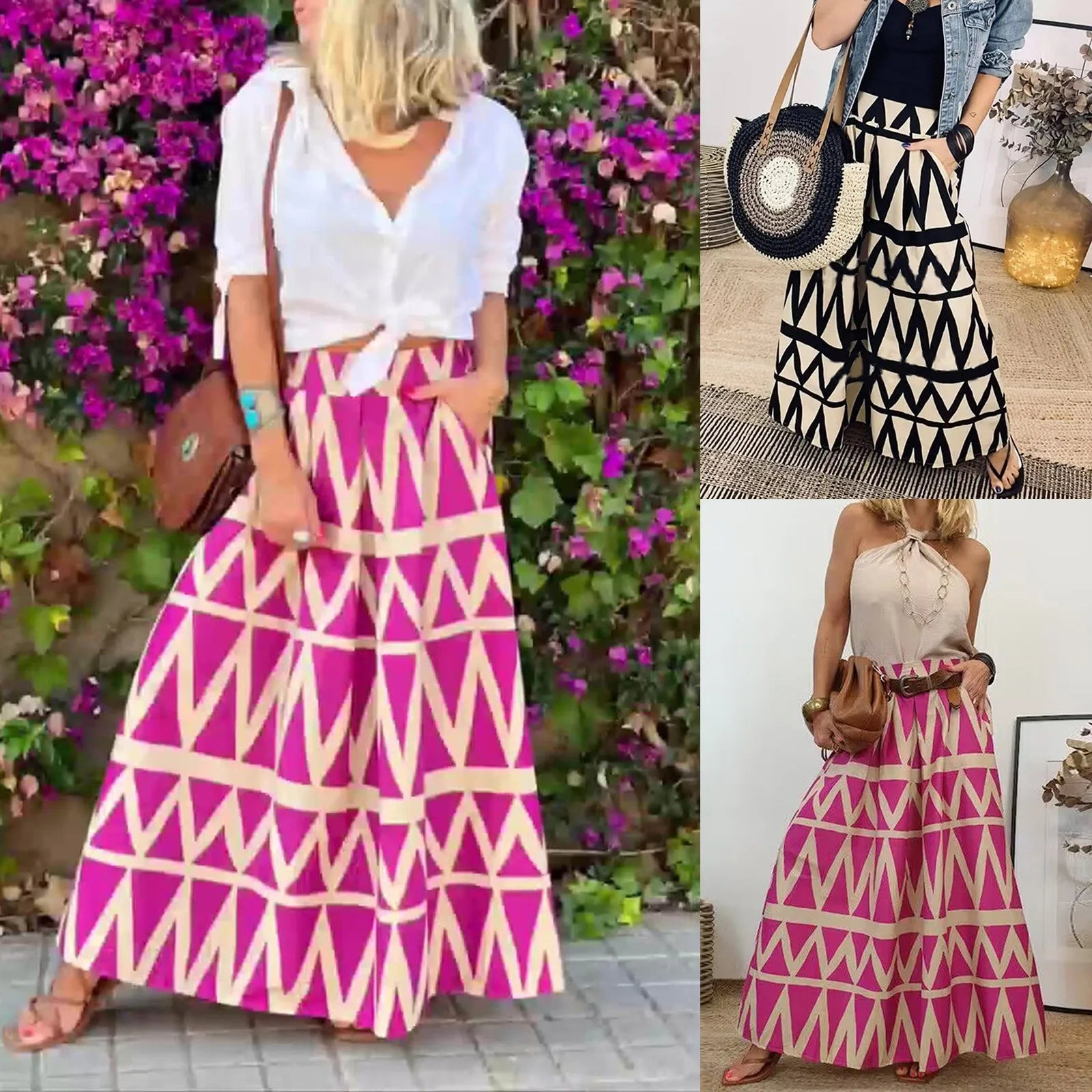 Korean-Style Skirt Clothes Women'S Elegant High Waist Skirt Tie Front Pleated Maxi Skirts Sequin Skirt For Women Ropa De Mujer