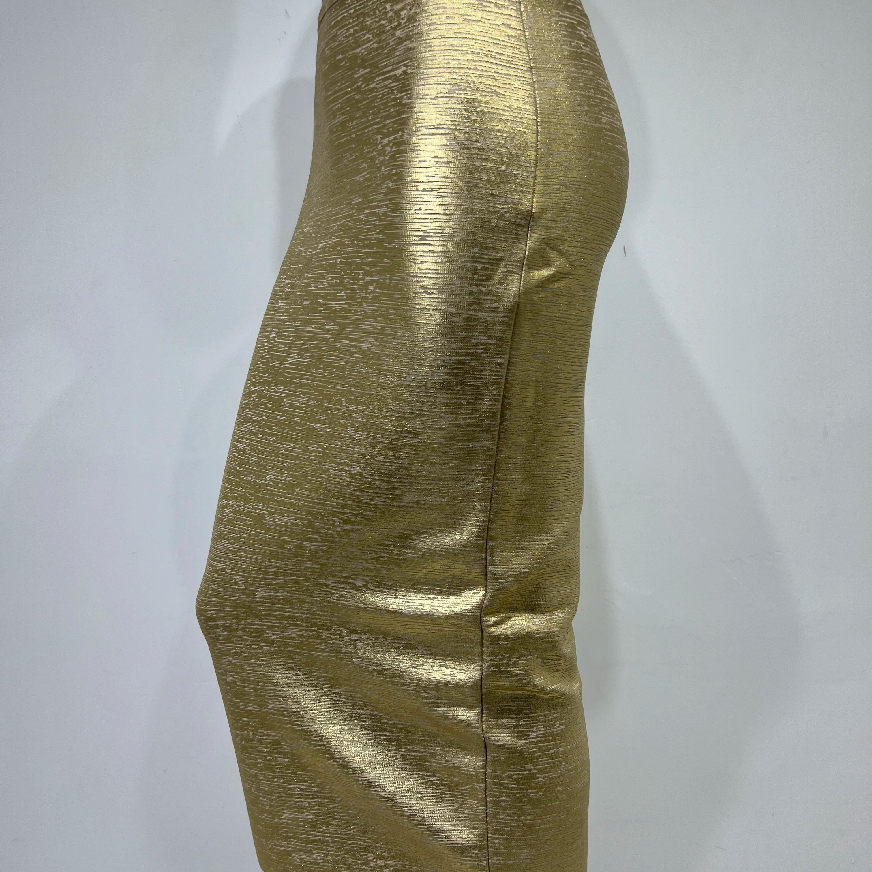 Women Summer Skirt Sexy Silver Gold Bronzing Midi Bandage Skirt High Street Designer Skinny Party Midi Pencil Skirts 78cm