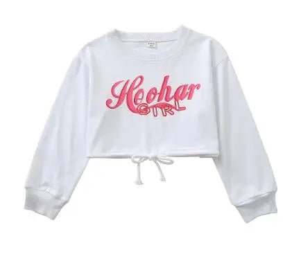 Kids Hip Hop Ballroom Dancing Costumes for Girls Jazz Dance Clothes Stage Wear Shirt Pants Top Vest Outfits Child Dancewear white shirt