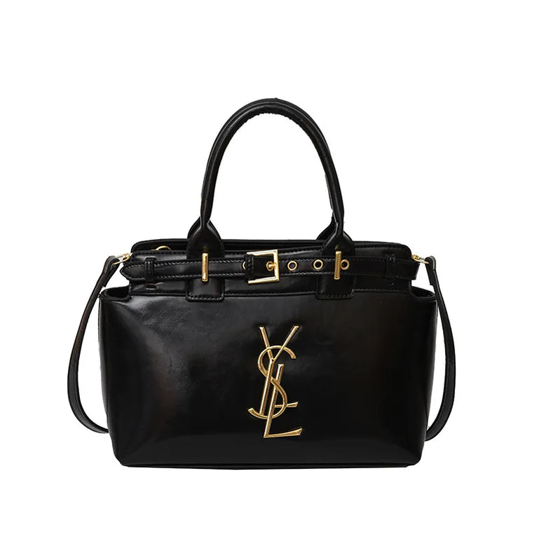 Premium Texture Handheld Women's Bag 2025 New Large-capacity Shoulder Bag Temperament Commuter Messenger Bag Versatile Tote Bag